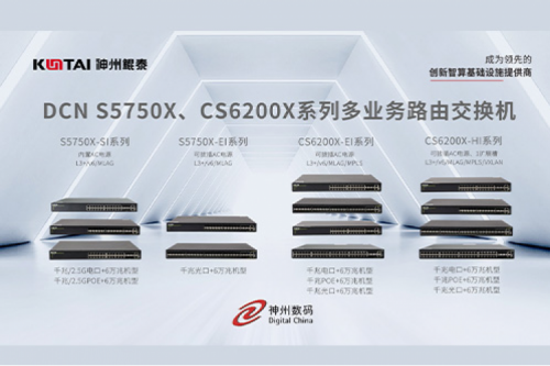 智算产品丨BB贝博艾弗森官网DCN S5750X、CS6200X系列多业务路由交换机新品上市
